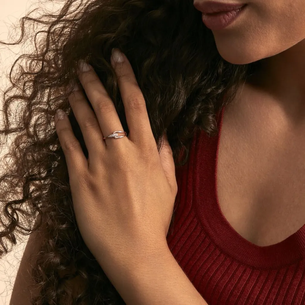 Histoire d'Or Bague Cyranna or rose diamant Best