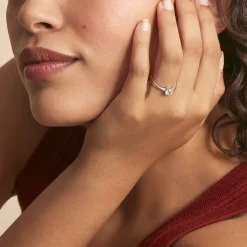 Histoire d'Or Bague Dana De Zirconium or blanc oxyde