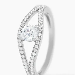 Histoire d'Or Bague Danice Argent Blanc Oxyde De Zirconium Discount