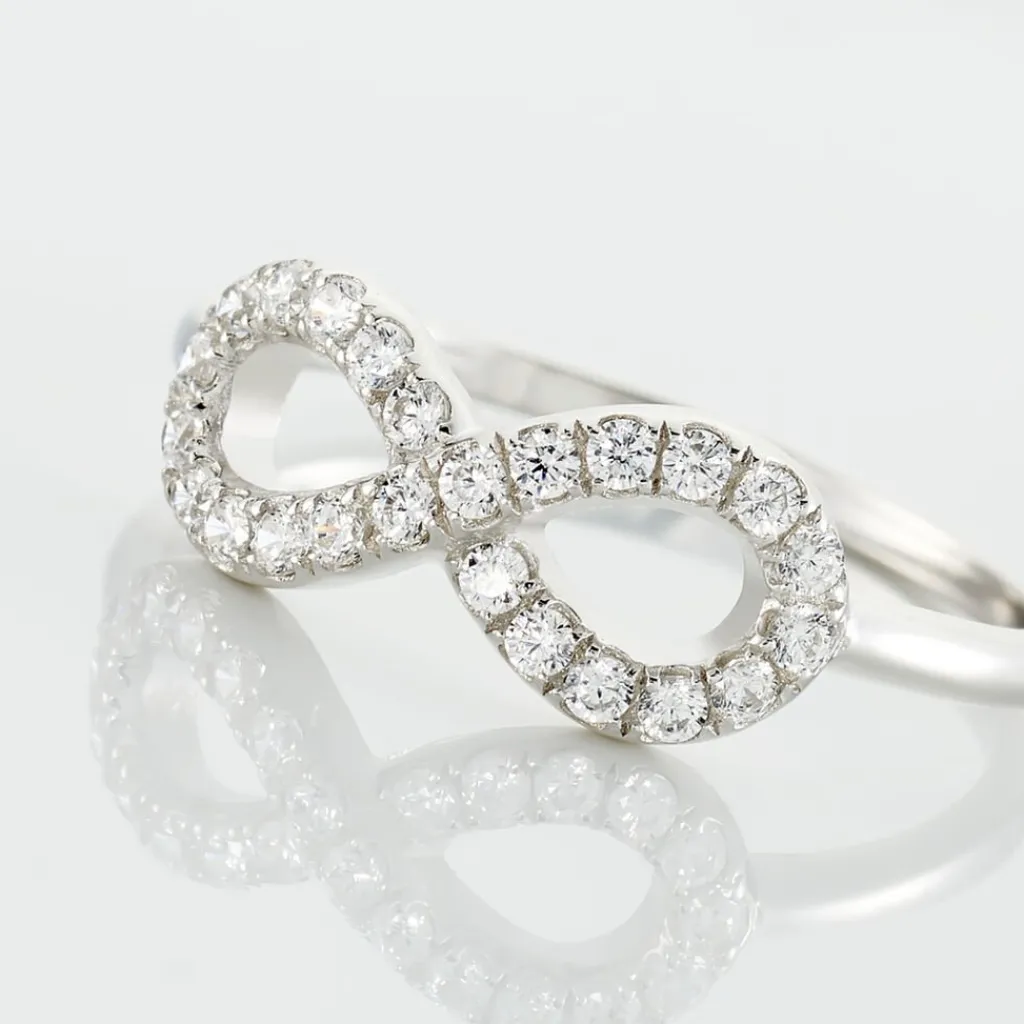 Histoire d'Or Bague Davila Argent Blanc Oxyde De Zirconium Sale