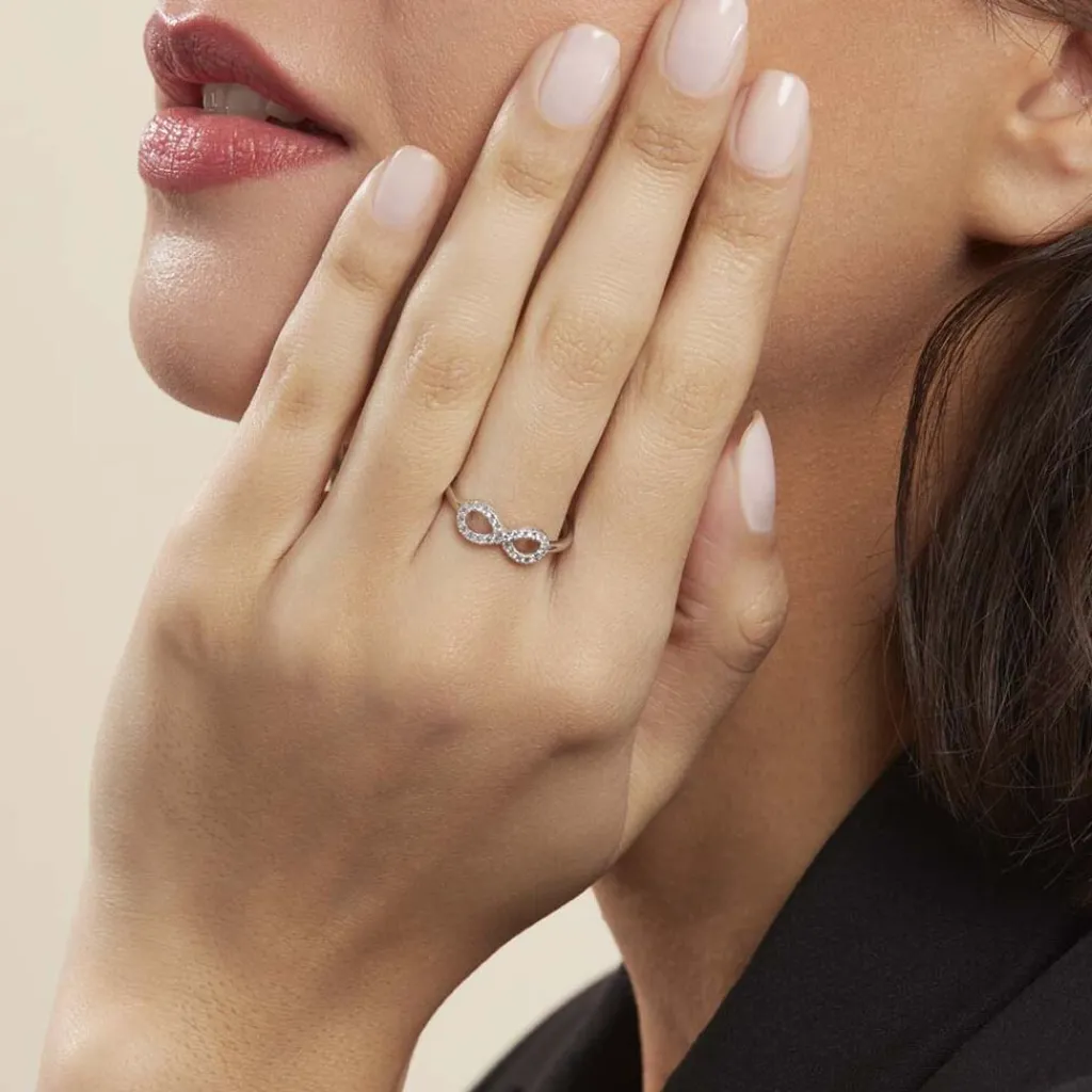 Histoire d'Or Bague Davila Argent Blanc Oxyde De Zirconium Sale