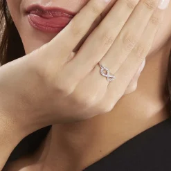 Histoire d'Or Bague Davila Argent Blanc Oxyde De Zirconium Sale