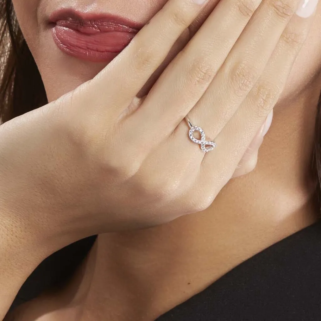 Histoire d'Or Bague Davila Argent Blanc Oxyde De Zirconium Sale
