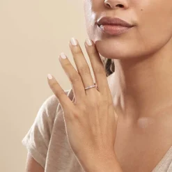 Histoire d'Or Bague Davila De Zirconium or rose oxyde New