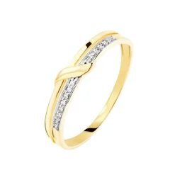 Histoire d'Or Bague Daynis Or Jaune Diamant New