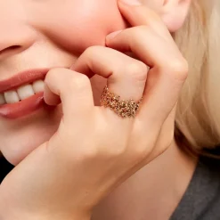 Histoire d'Or Bague Deotille Plaqué Or Doré Hot