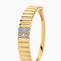 Histoire d'Or Bague Diamantee Or Jaune Diamant Online