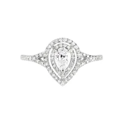 Histoire d'Or Bague Diamina Or Blanc Diamant Hot