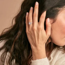 Histoire d'Or Bague Diamina Or Blanc Diamant Hot