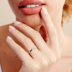 Histoire d'Or Bague Diamotion or blanc diamant Discount