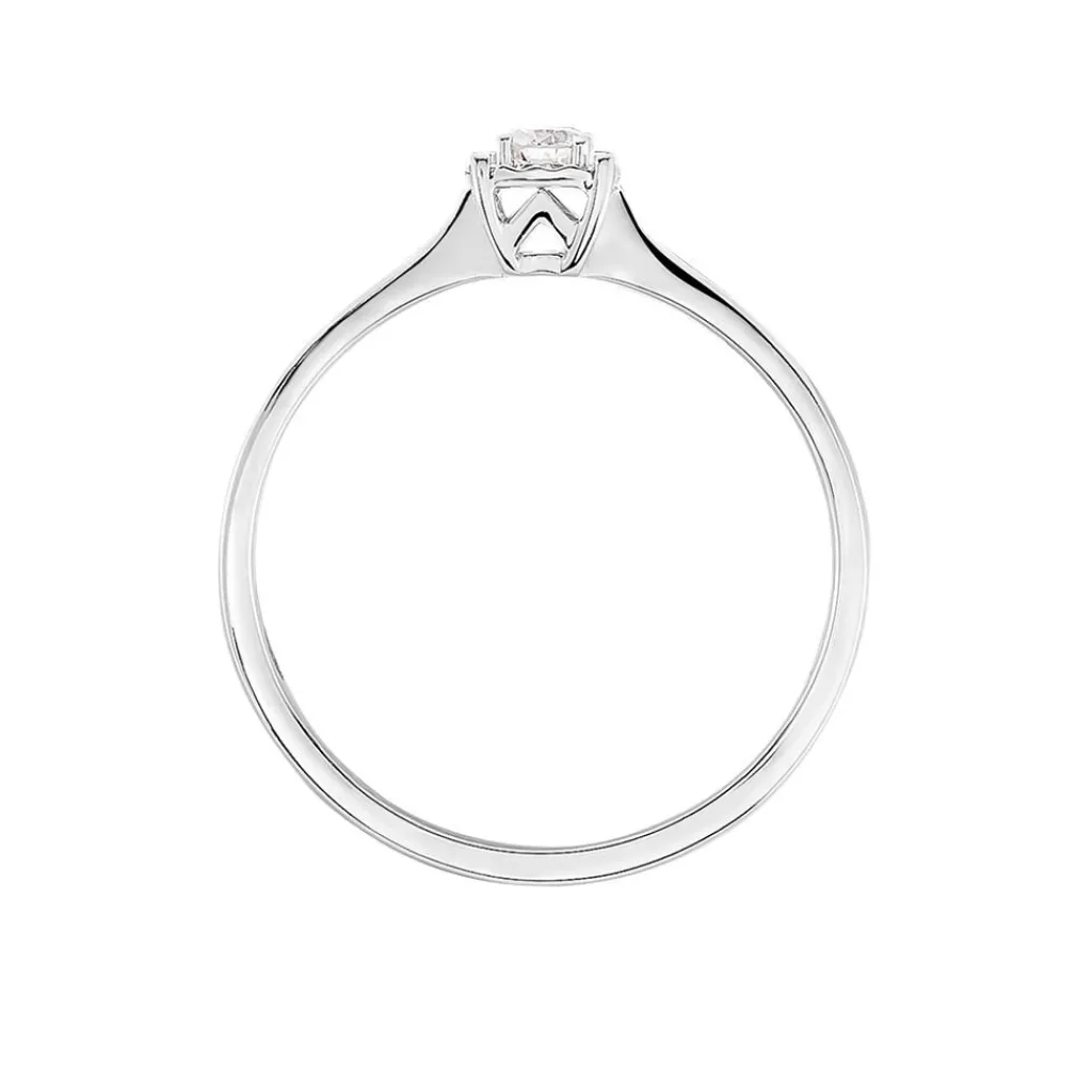 Histoire d'Or Bague Diamotion or blanc diamant Hot
