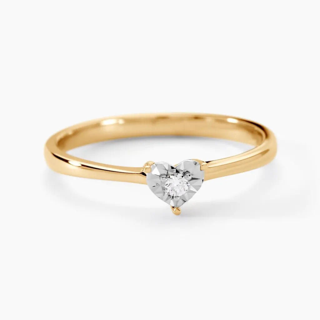 Histoire d'Or Bague Diamotion or jaune diamant Sale