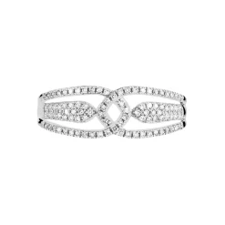 Histoire d'Or Bague Diana Or Blanc Diamant Online