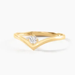 Histoire d'Or Bague Dipali Or Jaune Diamant Synthétique New