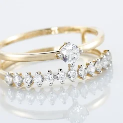 Histoire d'Or Bague Dolfina Or Jaune Oxyde De Zirconium Discount