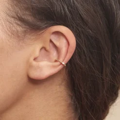 Histoire d'Or Bague D'oreille Unitaire Grishilde Plaqué Or Oxyde De Zirconium Clearance