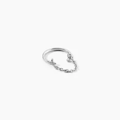 Histoire d'Or Bague D'oreille Unitaire Sara Argent Blanc Online