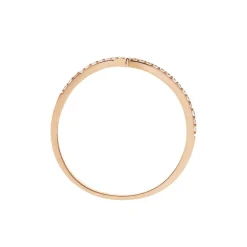 Histoire d'Or Bague Dounia Or Rose Oxyde De Zirconium Outlet