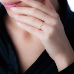 Histoire d'Or Bague Dounia Or Rose Oxyde De Zirconium Outlet