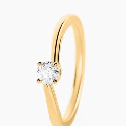 Histoire d'Or Bague Dympna Or Jaune Diamant Discount