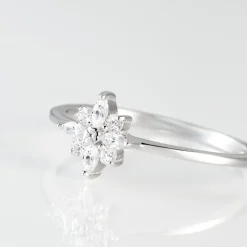 Histoire d'Or Bague Eclat Argent Blanc Oxyde De Zirconium Sale