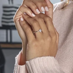 Histoire d'Or Bague Eclat Argent Blanc Oxyde De Zirconium Sale