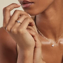 Histoire d'Or Bague Eclosion Precieuse Or Jaune Oxyde De Zirconium Discount