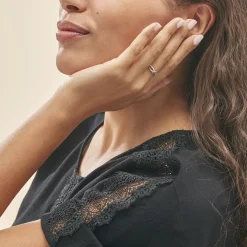 Histoire d'Or Bague Edem Or Rose Diamant Hot