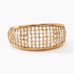 Histoire d'Or Bague Edenne Plaqué Or Jaune Oxyde De Zirconium Hot