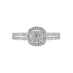 Histoire d'Or Bague Eleonoora Platine Blanc Diamant Outlet