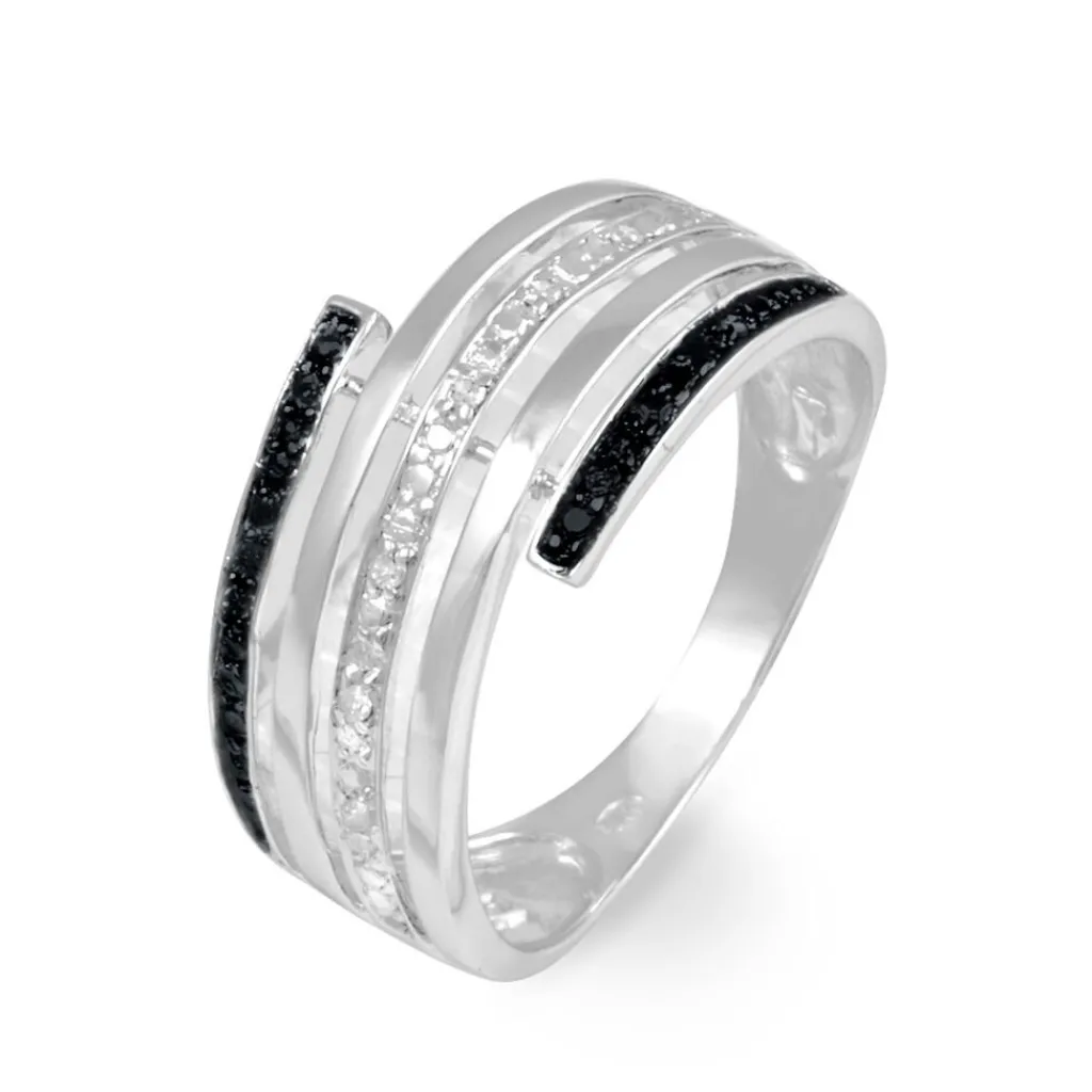 Histoire d'Or Bague Eleonore or blanc diamant Clearance