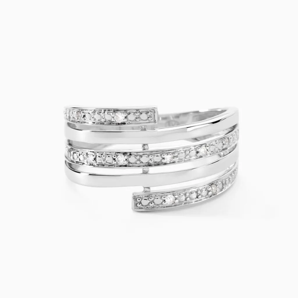 Histoire d'Or Bague Eleonore or blanc diamant Sale