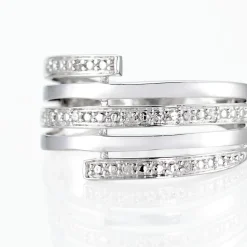 Histoire d'Or Bague Eleonore or blanc diamant Sale