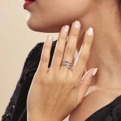 Histoire d'Or Bague Eleonore or jaune diamant