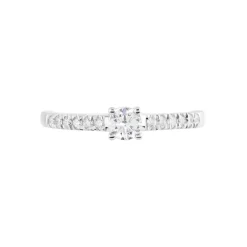 Histoire d'Or Bague Eliisa Or Blanc Diamant Discount