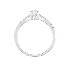 Histoire d'Or Bague Eliisa Or Blanc Diamant Discount