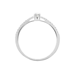 Histoire d'Or Bague Eliisa Or Blanc Diamant New