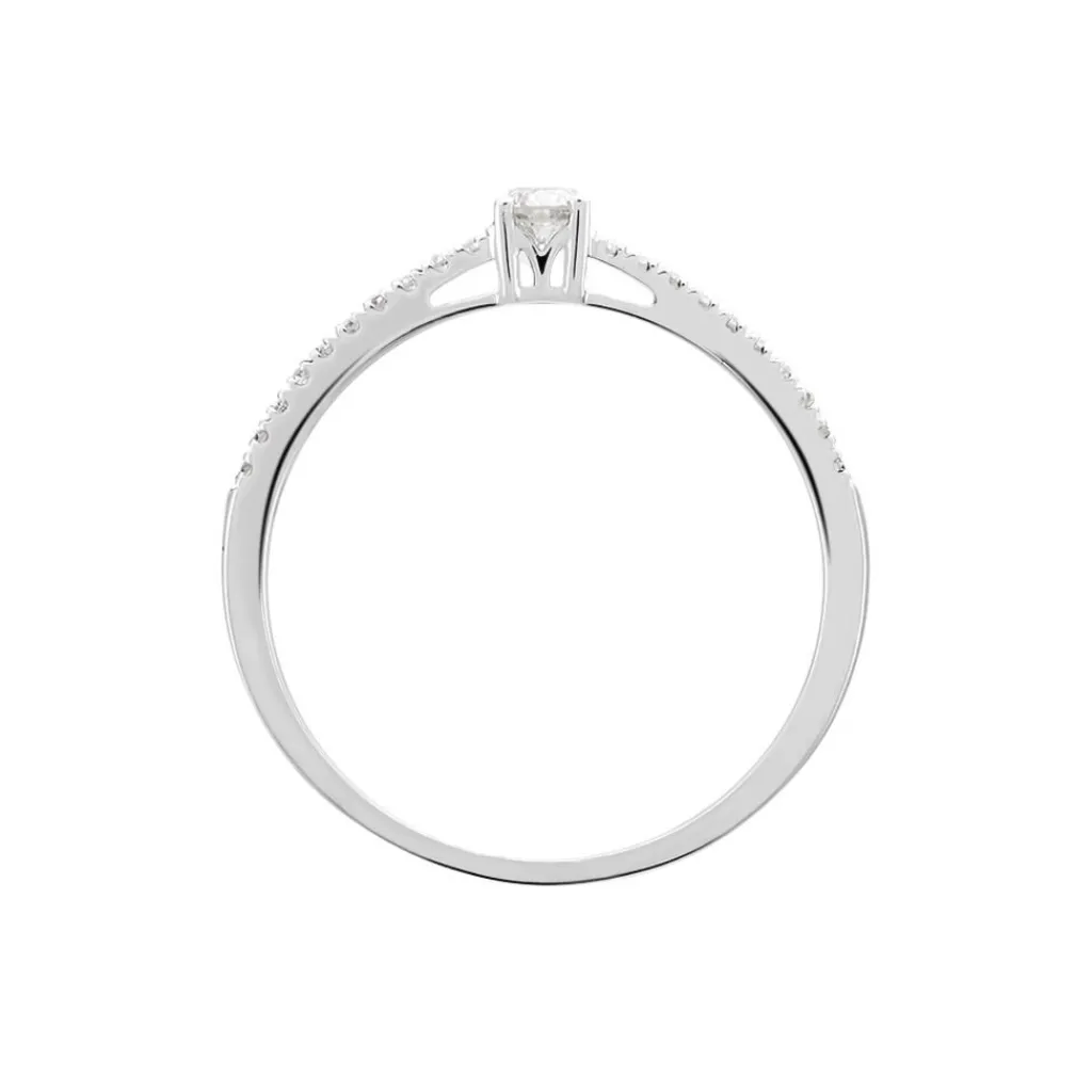 Histoire d'Or Bague Eliisa Or Blanc Diamant New