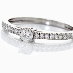 Histoire d'Or Bague Eliisa Or Blanc Diamant Best