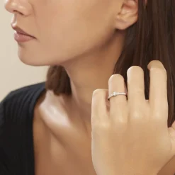Histoire d'Or Bague Eliisa Or Blanc Diamant Best
