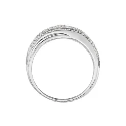 Histoire d'Or Bague Elodea or blanc diamant