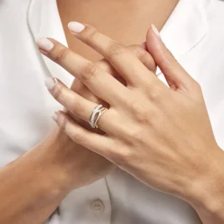 Histoire d'Or Bague Elodea or jaune diamant