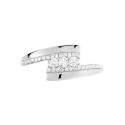Histoire d'Or Bague Elorria Or Blanc Diamant Discount