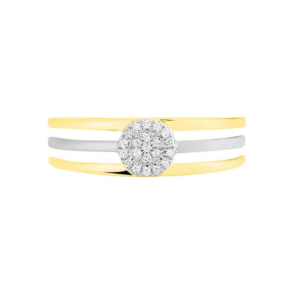 Histoire d'Or Bague Elsa Or Bicolore Diamant Sale