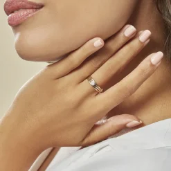 Histoire d'Or Bague Elsa Or Bicolore Diamant Sale