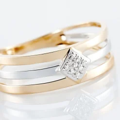 Histoire d'Or Bague Elsa Or Bicolore Diamant