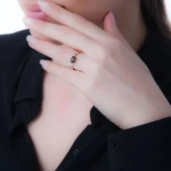 Histoire d'Or Bague Emeline Or Bicolore Amethyste Clearance