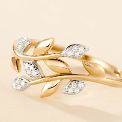 Histoire d'Or Bague Emelyne or jaune diamant Hot