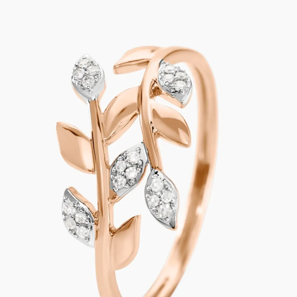 Histoire d'Or Bague Emelyne or rose diamant Online