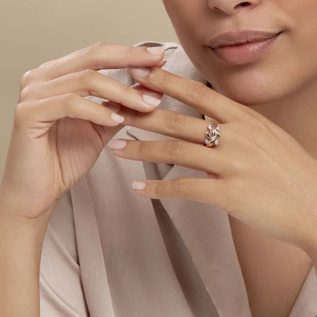 Histoire d'Or Bague Emelyne or rose diamant Online